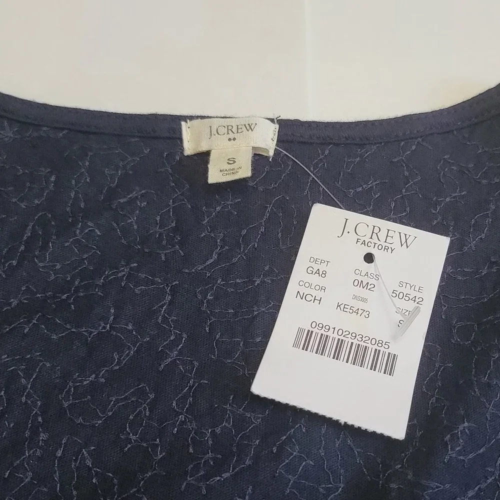 J. Crew Sequin Anchor Nautical Racerback Tank Top - Picture 9 of 14